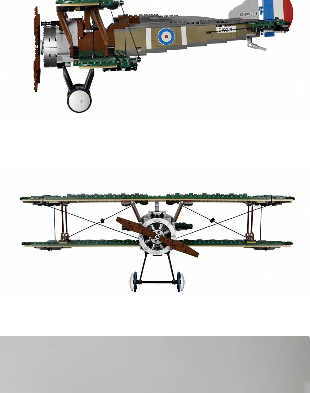 BuildMOC для 10226 эксклюзивный Sopwith верблюжья Коллекция серии конструктор Конструкторы Кирпичи подарок на день рождения S003