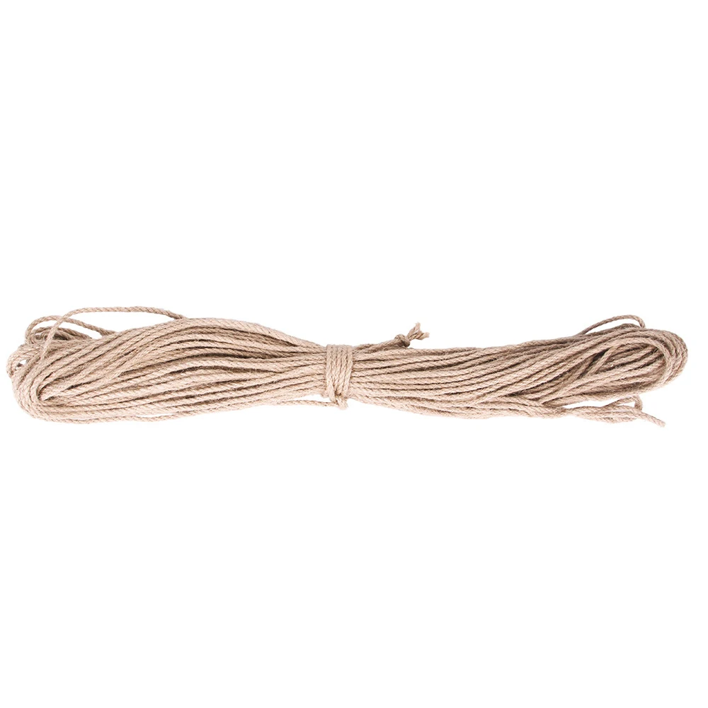 

Cat Scratching DIY Rope Sisal Rope Cat Climbing Frame Replacement Rope Desk Legs Binding Rope Cat Sharpen Claw Rope 10M 30M 50M