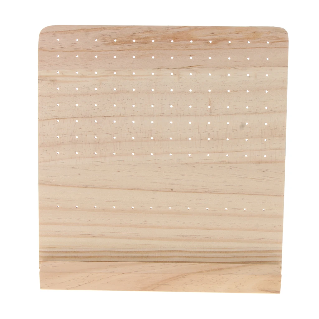 Натуральная деревянная витрина для ювелирных изделий сережек держатели шпилек