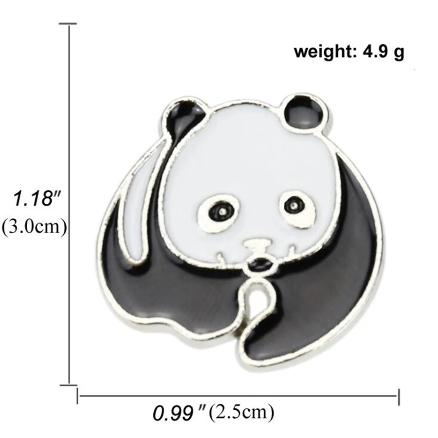 Эстетические Мультяшные аниме значки панды броши для женщин милые на лацкан