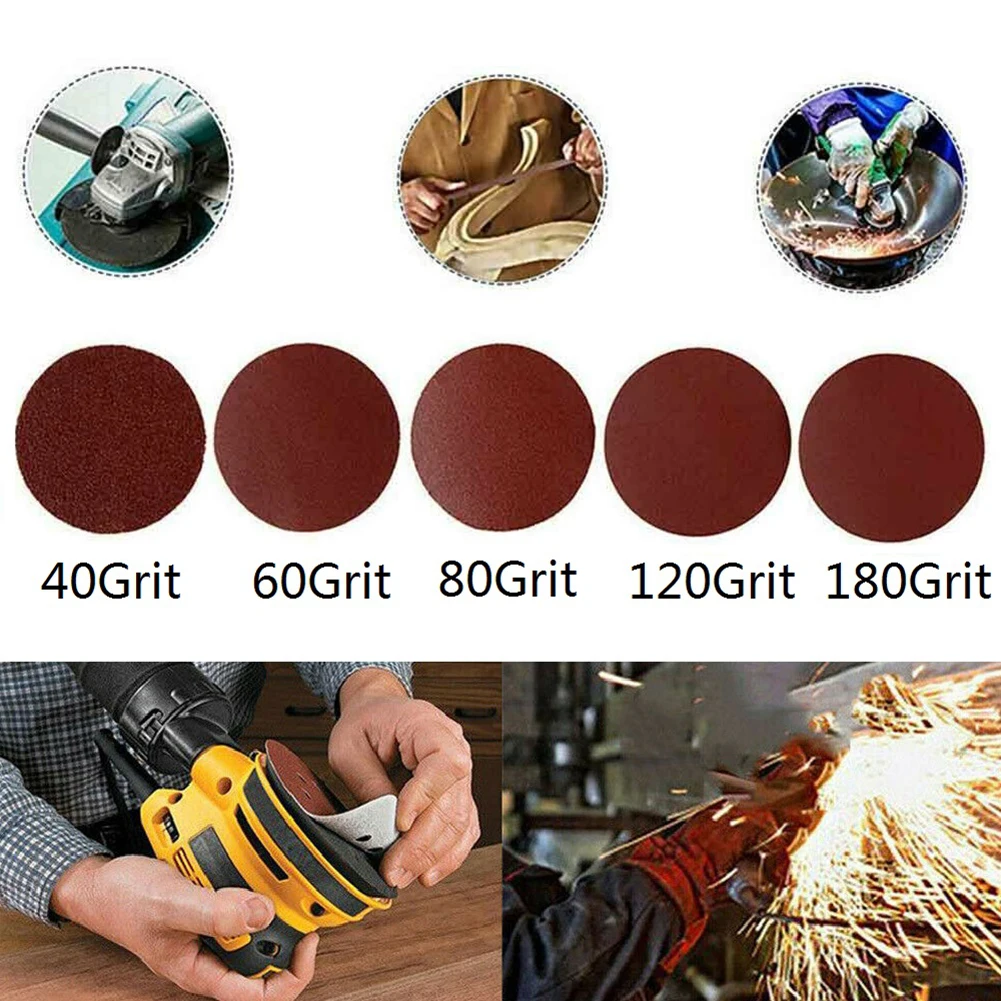 

40-180 Grit Sanding Paper Sandpapers For cleaning Polishing 3inch/75mm