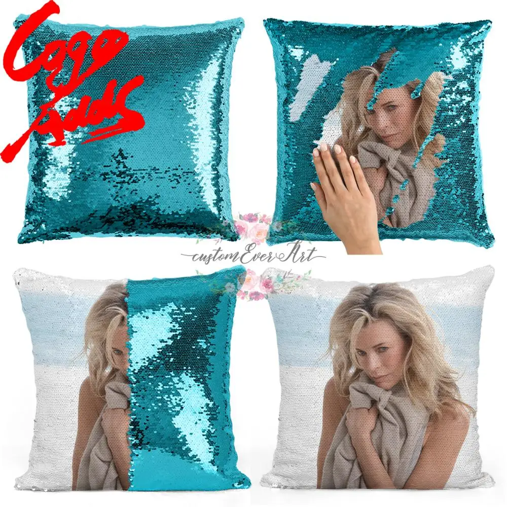 

Kim Basinger sequin pillow | sequin Pillowcase | Two color pillow | gift for her | gift for him | pillow | magic pillow