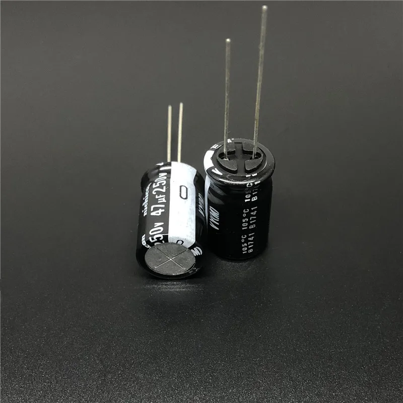 5 шт 47 мкФ 250 В NICHICON VY серия 12 5x20 мм широкий диапазон температур 250V47uF алюминиевый