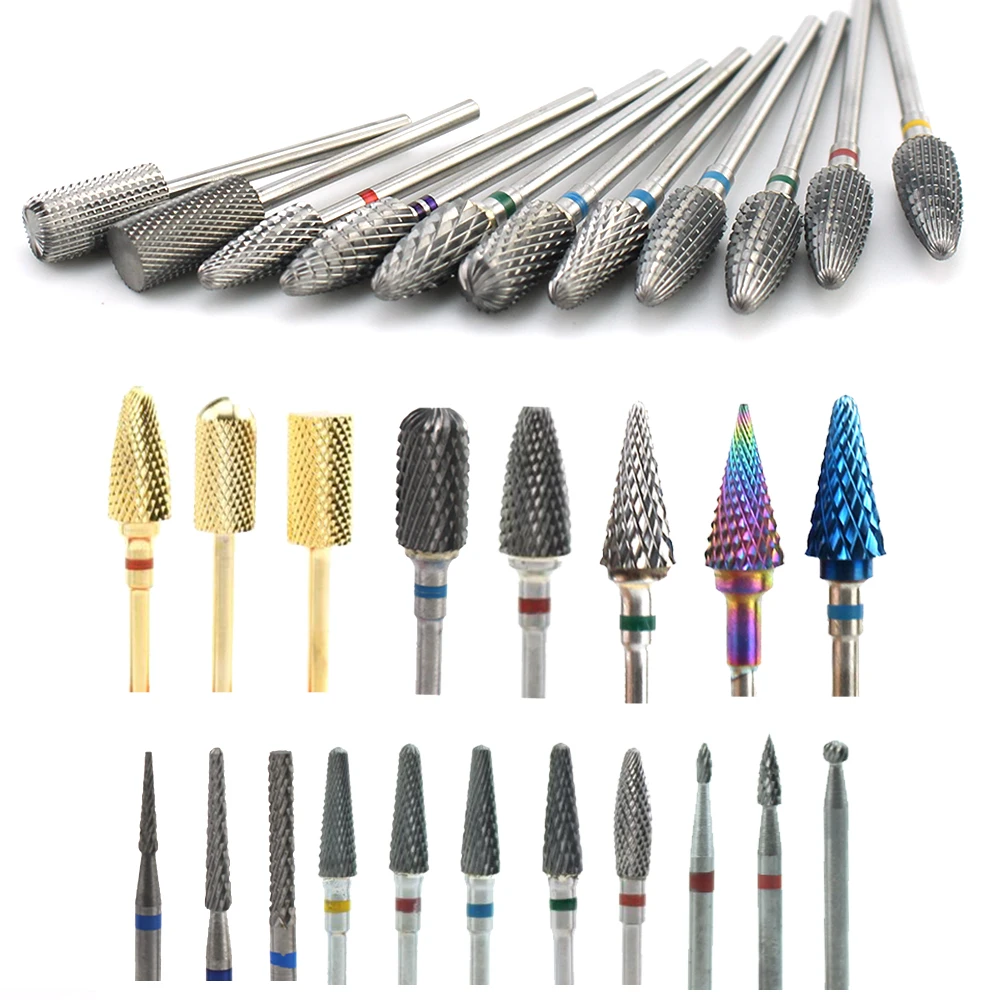 1 шт. карбид фреза Электрический маникюр сверла бит Вольфрам кутикулы чистые