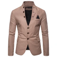 men fashion blazer winter multi button decoration personality suit jacket new mens slim fit single breasted suit streetwear