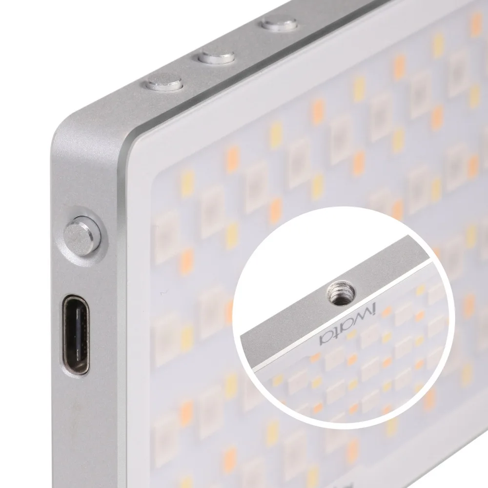 

GL-03 RGB Full Color LED Video Light 3000K-5500K Dimmable Photography Video Studio DSLR Cameras Light for Vlogging Live