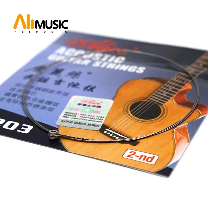 

Струна для гитары Alice, A203SL, 2В, акустическая гитара, народная, 10 шт.