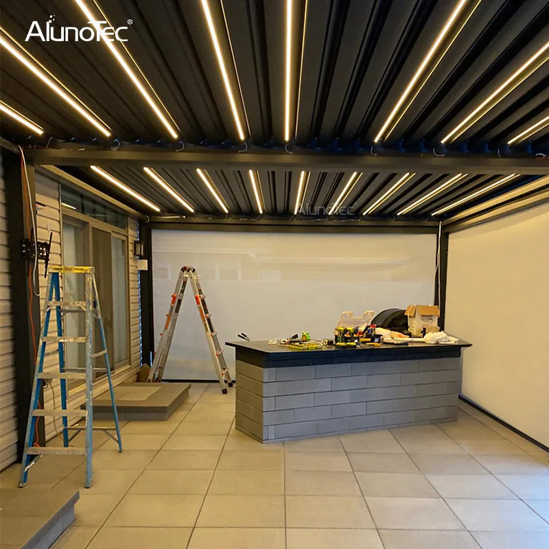 Алюминиевый жалюзи с дистанционным управлением водонепроницаемая палатка