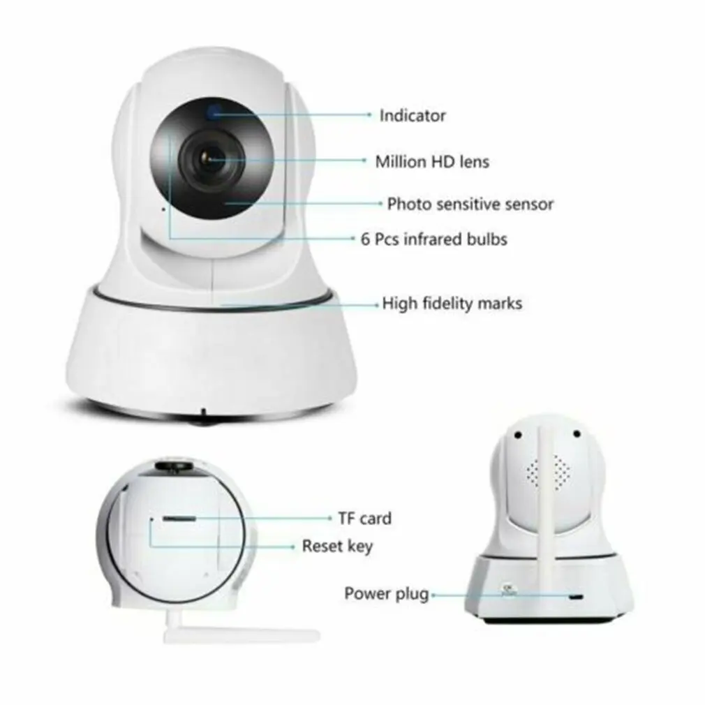 960 P/1080 P IP камера с дистанционным управлением, беспроводная Wifi камера безопасности, ИК камера ночного видения, сеть видеонаблюдения