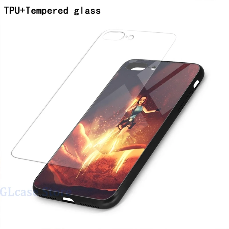 Игра окончена Лара. Чехол для телефона Lara Croft Tomb Raider iPhone 11 Pro X XR XS Max 8 7 6 6s Plus 5s мягкая