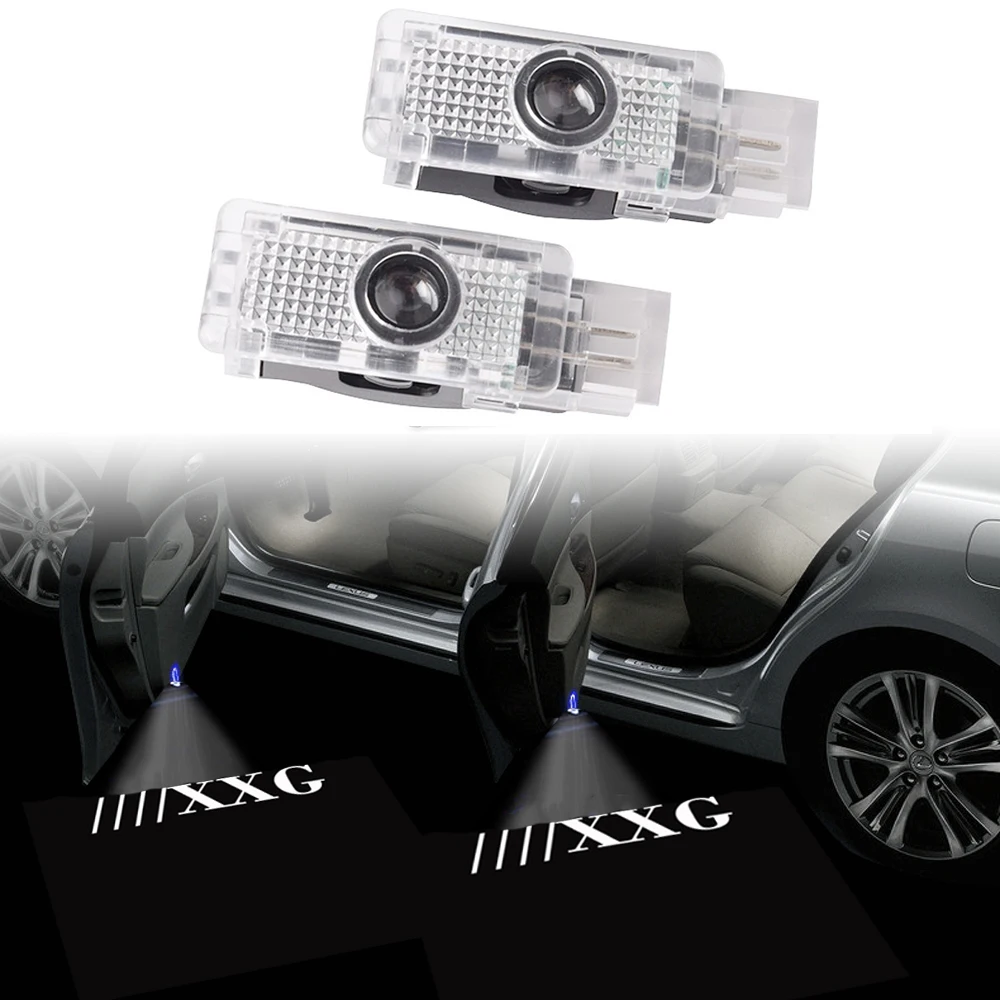 

2 Pcs Led Car Door Lamp For Mercedes Benz W203 R171 R199 W209 W240 C SLK SLR CLK Class Cohe Logo Laser Project Decor Light Luces