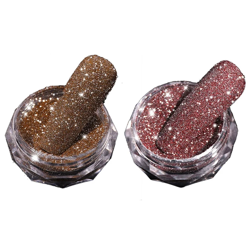 

2 шт., блестящие кристаллы для дизайна ногтей, 5 шт.