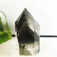 natural green phantom crystal quartz crystal point mineral stones energy healing crystals