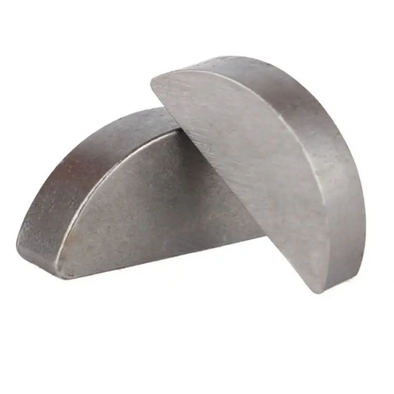 

80pcs Stainless Steel Key Assortment Set Metric Half Moon Shaft Drive Fasteners Mechanical Industry Different Sizes