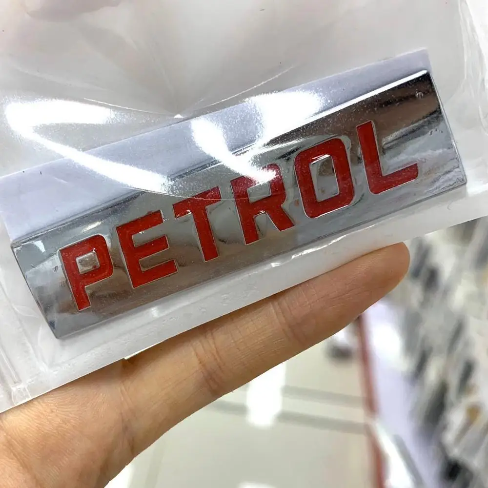 

PETROL logo Car sticker 3D metal Emblem Badge for Honda Accord Civic Fit Jazz CRV Car Rear Tail Trunk Decal stickers accessories