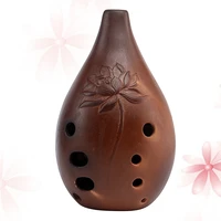 1pc professional chinese flute 10 holes xun instrument ceramic ocarina ancient instrument for beginners artists