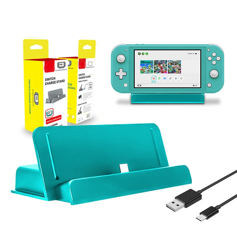 Тип USB C зарядная подставка быстрой Зарядное устройство для Nintendo переключатель Lite
