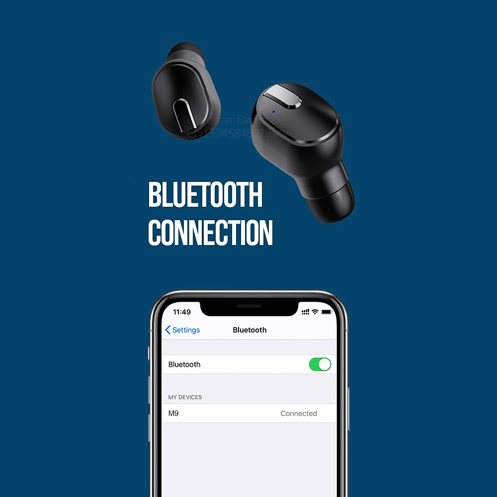 AKEY TWS Bluetooth наушники V5.0 супер мини беспроводные bluetooth HD стерео Беспроводные
