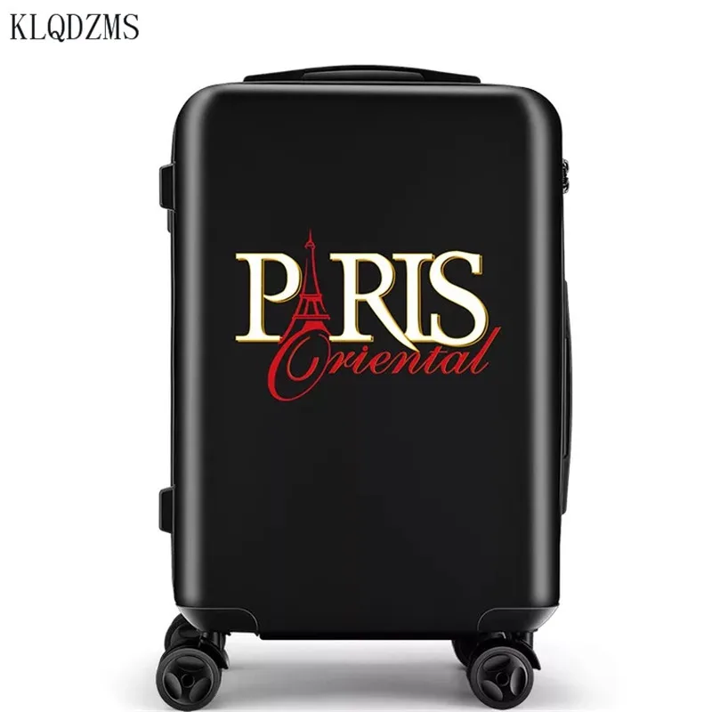 KLQDZMS новинка 18 &quot20&quot 24 &quotдюймов ABS + PC чемодан на колесиках вертушка пароль для