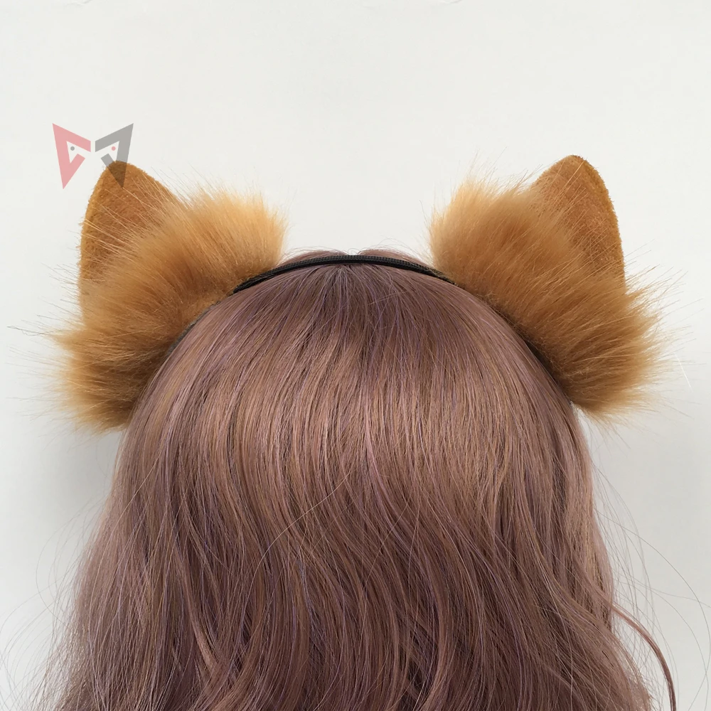 New Anime Arknights Swire cosplay Cat Fox Ears Hair Hoop Tail Set Hand Made Work Costume Accessories Custom |