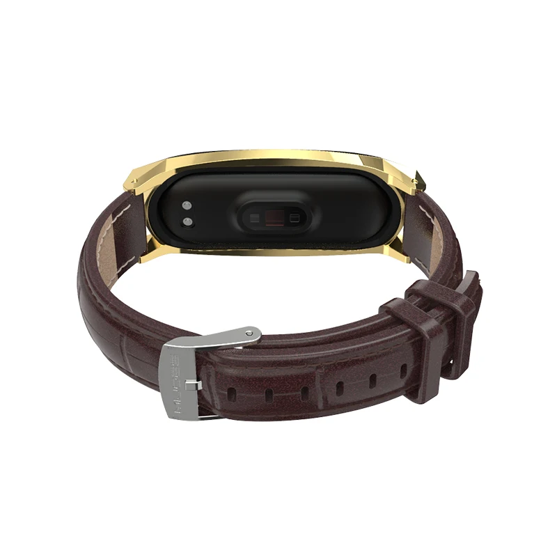 Браслет mi jobs mi band 4 Кожаный ремешок на запястье для Xiaomi mi Band 4 Безвинтовые умные часы-браслеты сменный ремешок для mi Band 3