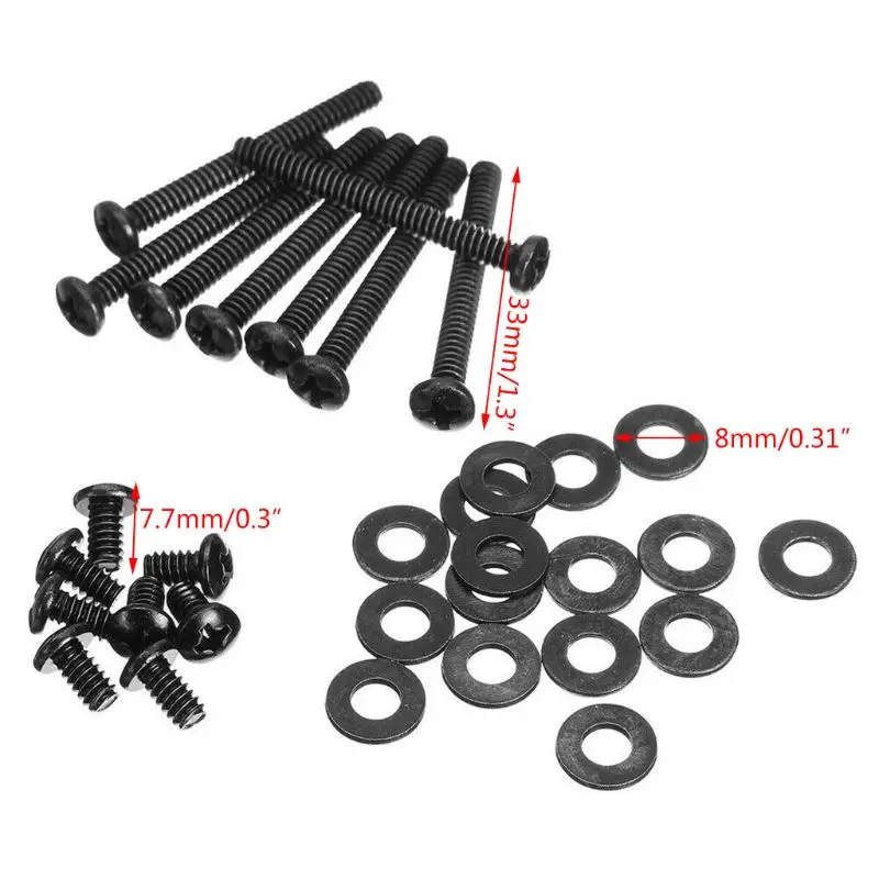 

2021 New Durable Metal Water Cooling Radiator Screw Kit Black For Corsair Hydro Series