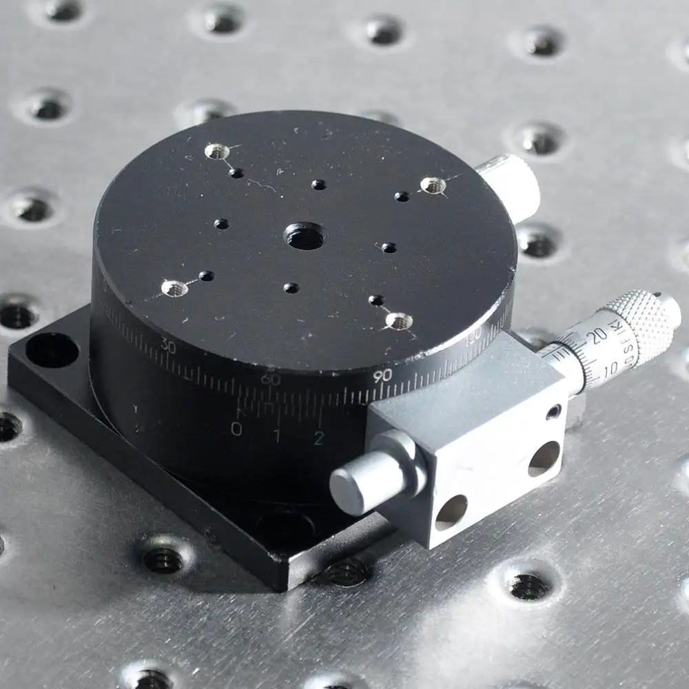 

Central Precision Machine RS-611 Central Precision Machine Manual Optical R-axis 360 Degree Rotation Precision Angle Slide Table