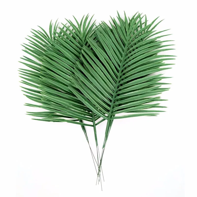 Искусственная Пальма-де-Пальма для Коко-де-арбол hoja rama Frond boda jardina decoración al aire libre