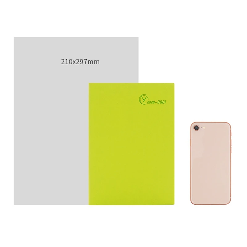 

2021 Year Planner Calendar A5 Notebook Portable Agenda Weekly Monthly Notepad Organizer Schedule Book Stationary
