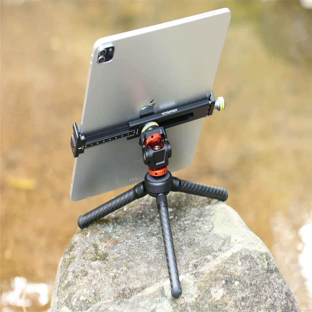 Aluminum Tablet Holder for Tripod Mount Adapter 1/4" Screw Arca Swiss Rail Compatible with iPad 1 2 3 4 Mini Air Pro | Компьютеры и