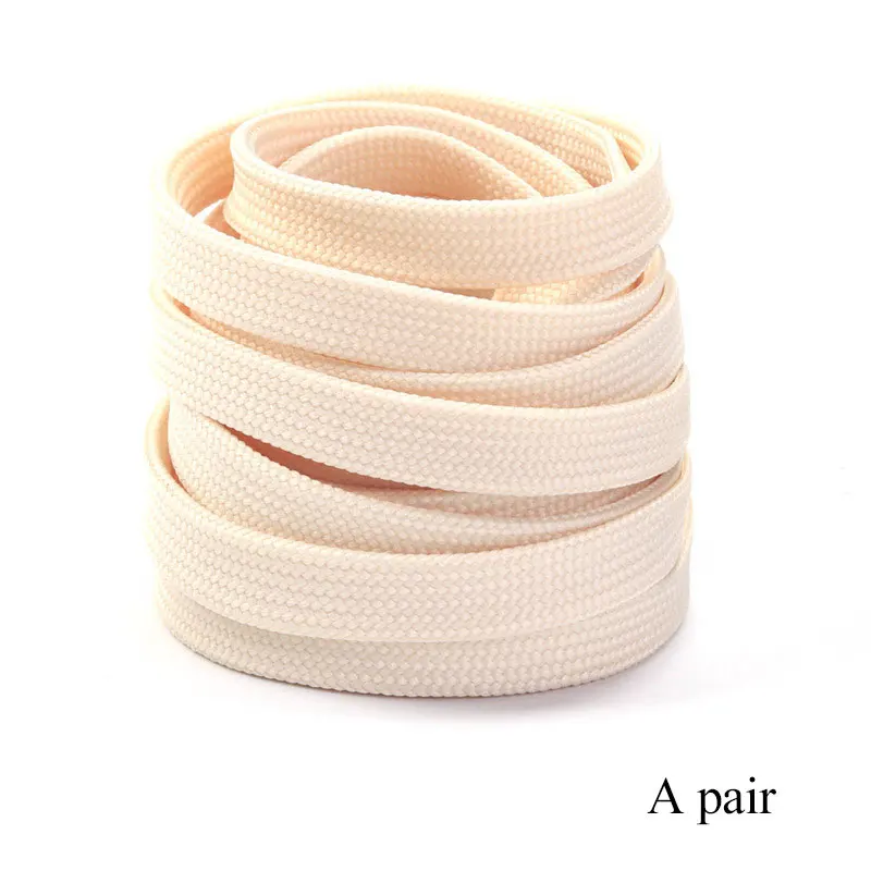 

shoelace classic flat double hollow woven laces Shoes sports casual Candy Color 60CM White Black Shoelaces Sneakers Basketball