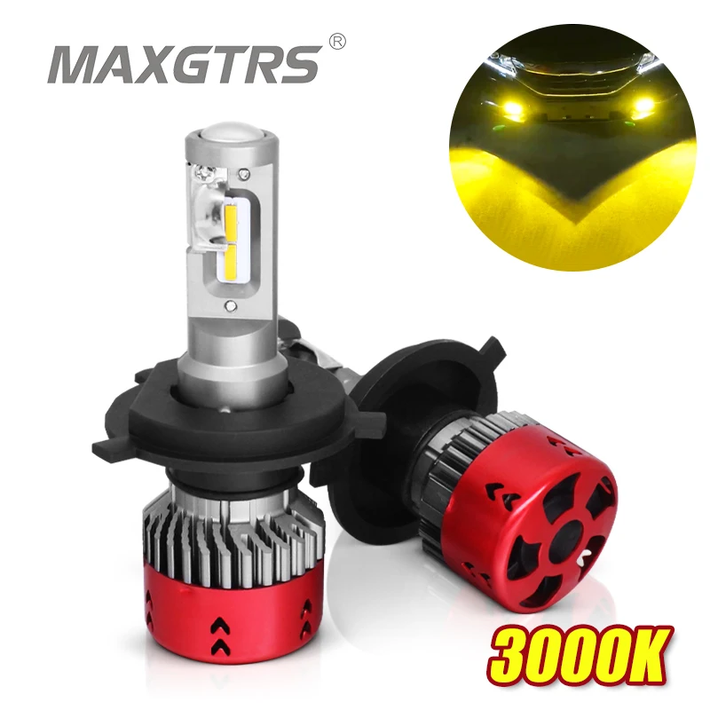 2 шт. Автомобильные светодиодные лампы H4 H7 H11/H8 H1 9005 9006 72 Вт/комплект|Передние