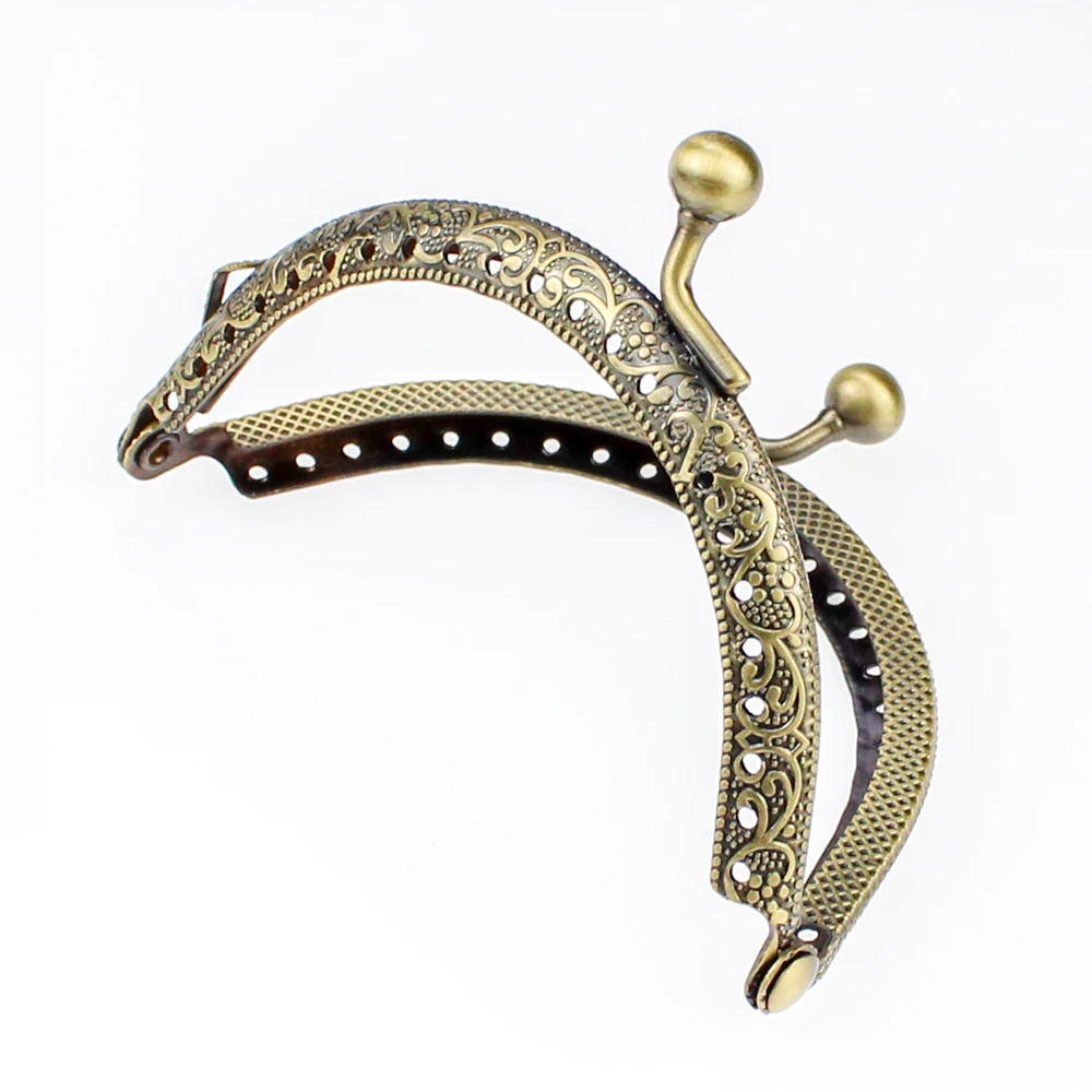 Круглая винтажная металлическая застежка для сумки кошелька монет рамка шитья