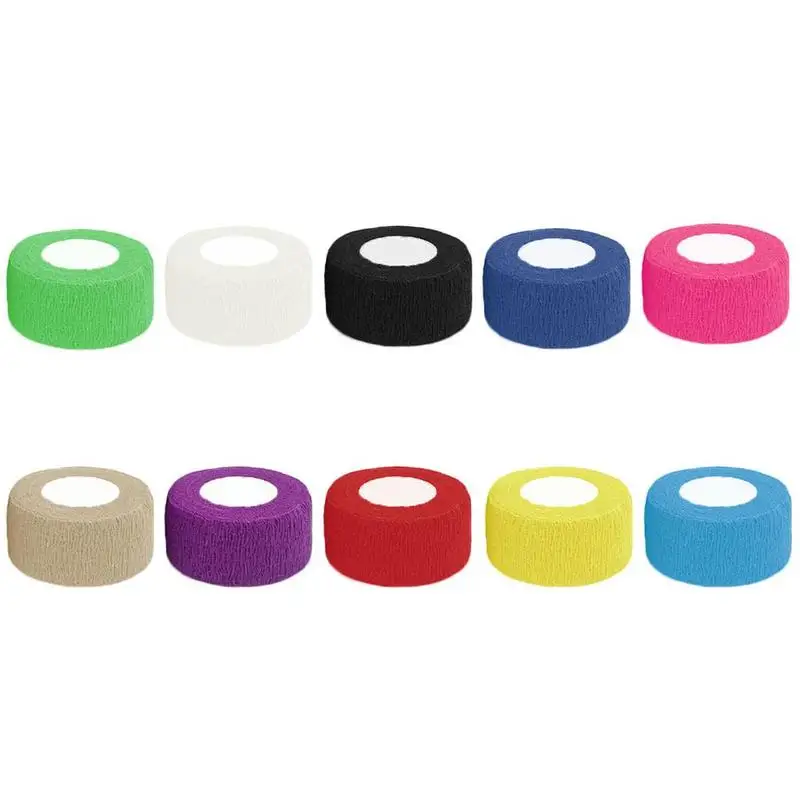 Эластичный хлопок рулон клейкая лента 5 см * спортивная мышечная повязка уход