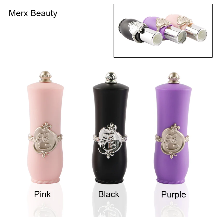 100 шт. 4 г разноцветная пустая тюбик для губной помады в дворцовом стиле круглый