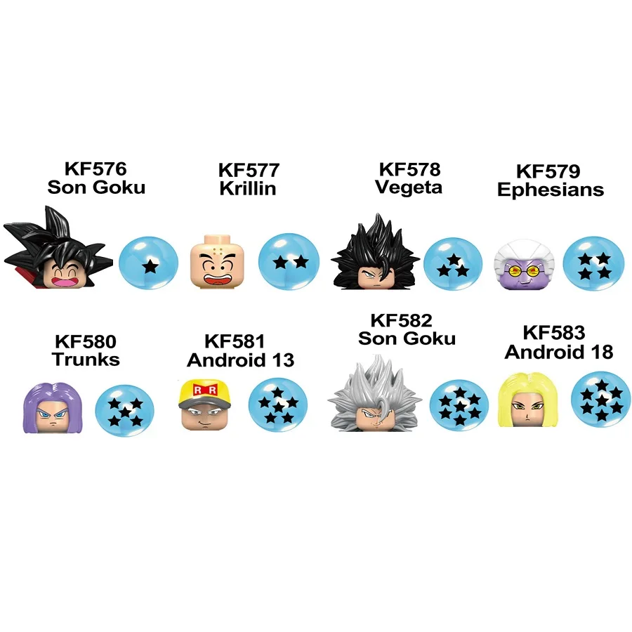 Мини Экшн фигурки из м/ф Драконий жемчуг Z Goku Krillin Вегета эфесияны плавки Android 13 18