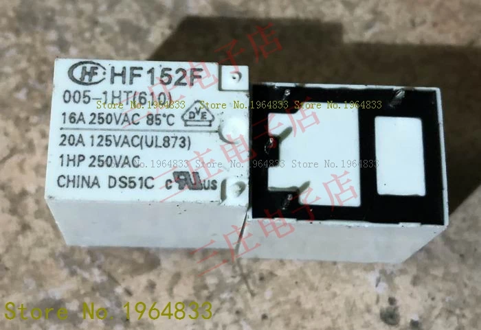 

HF152F 005-1HS/1HT(610)/1ZST 006-1ZST 22F-1C/A-5V/6V