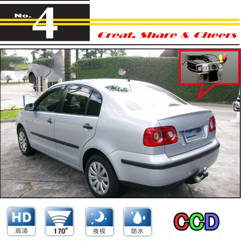 

Car Camera For Volkswagen VW Polo Sedan High Quality Rear View Back Up Waterproof Camera For PAL / NTSC For Use | CCD + RCA
