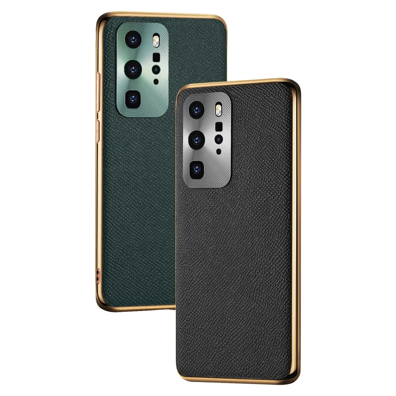 

Leather Phone Case for Huawei P40 P40Pro P40Pro+ Case Cover Palmprint Anti-fall Back Cover for Huawei P40 P40Pro P40Pro+ Shell