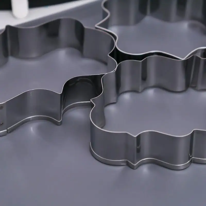 3pcs/set Creative Stainless Steel Cookie Cutter Cake Biscuit Baking Mold Kitchen Bakeware Tools Decorating | Дом и сад