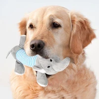 pet plush squeak dog toys cute puppy teething toys cat fleece durable chewing molar pet products interactive toys for all pets