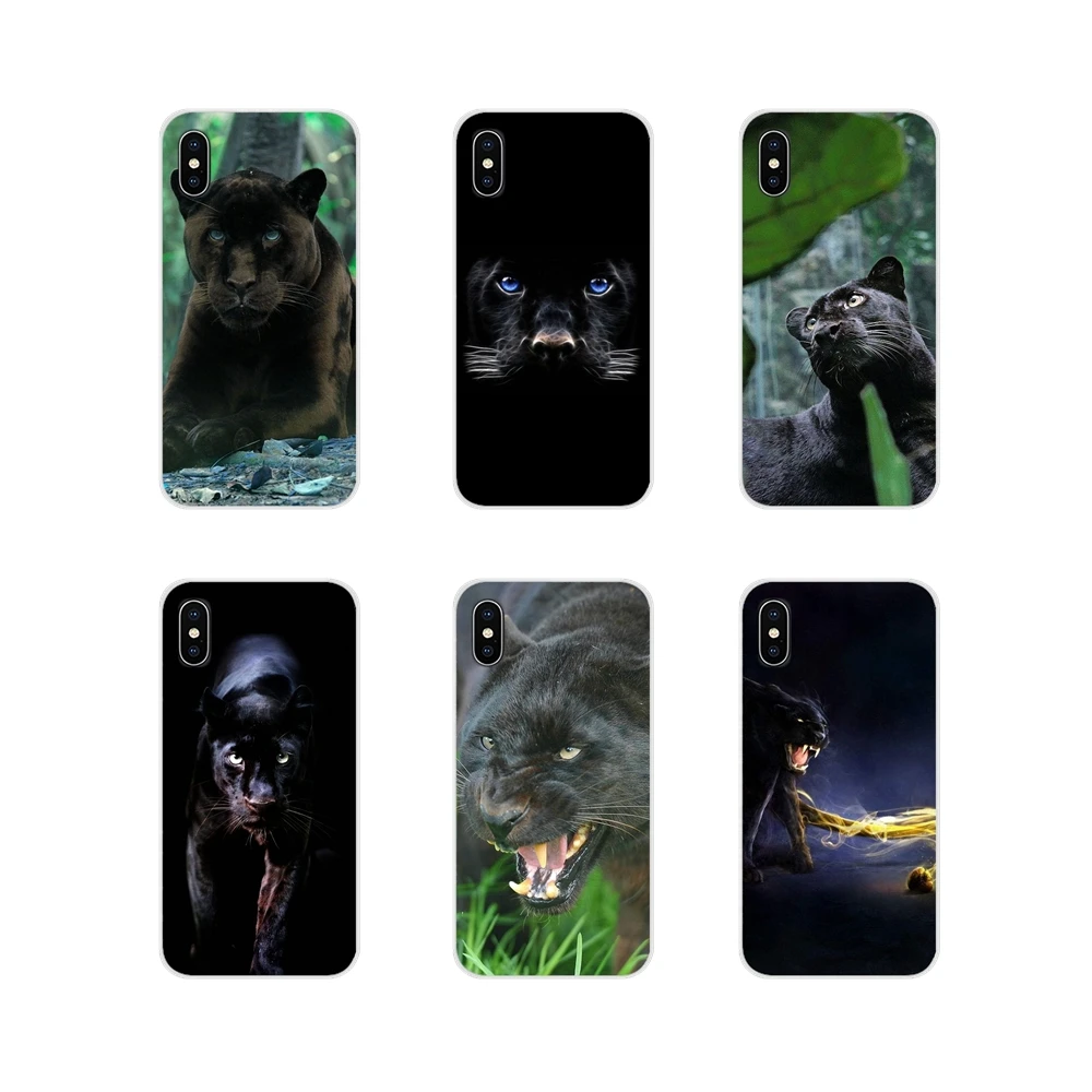 Чехлы для телефонов Apple iPhone X XR XS 11Pro MAX 4S 5S 5C SE 6S 7 8 Plus ipod touch 5 6 с изображением черной