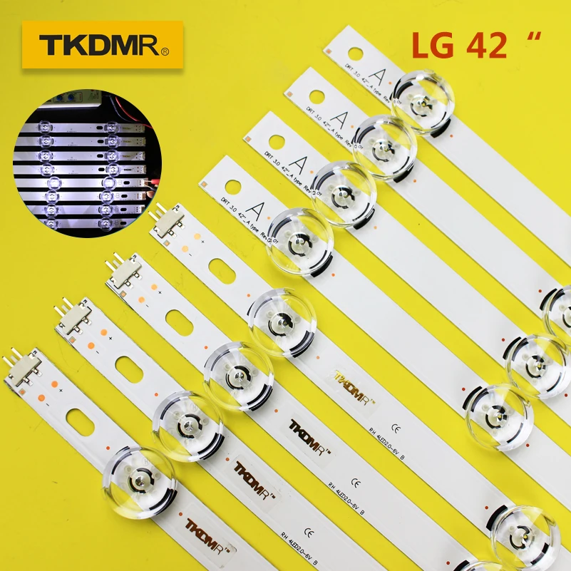 Новые 8 шт./компл. светодиодный Замена полоса для LG LC420DUE 42LB5500 42LB5800 42LB560 INNOTEK DRT 3 0 42