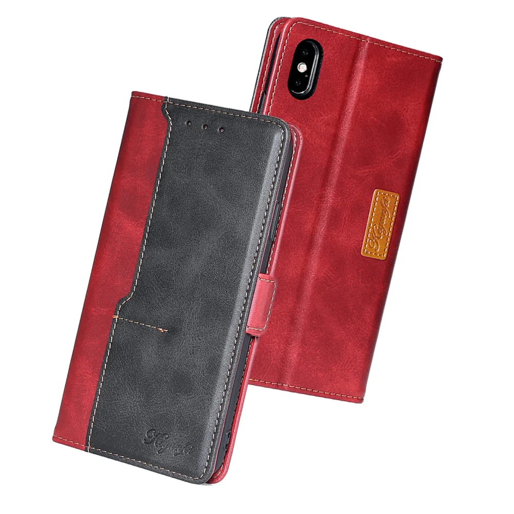 Кожаный чехол книжка для Xiaomi Poco F2 Pro мягкий из ТПУ с магнитной застежкой и