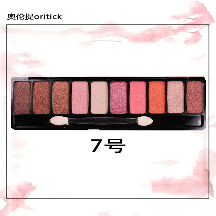 Новинка 10 цветов мерцающие матовые тени для век палитра макияжа