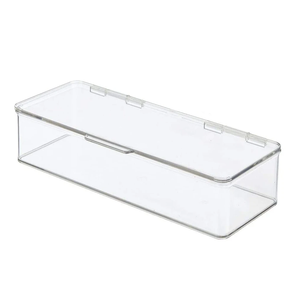 

1PCS Clear Lidded Small Plastic Box Storage Stackable Box For Trifles Parts Tools Jewelry Display Box Screw Case Beads Container