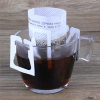 portable drip coffee powder bags filter paper hanging ear drip bag filter 7 49cm