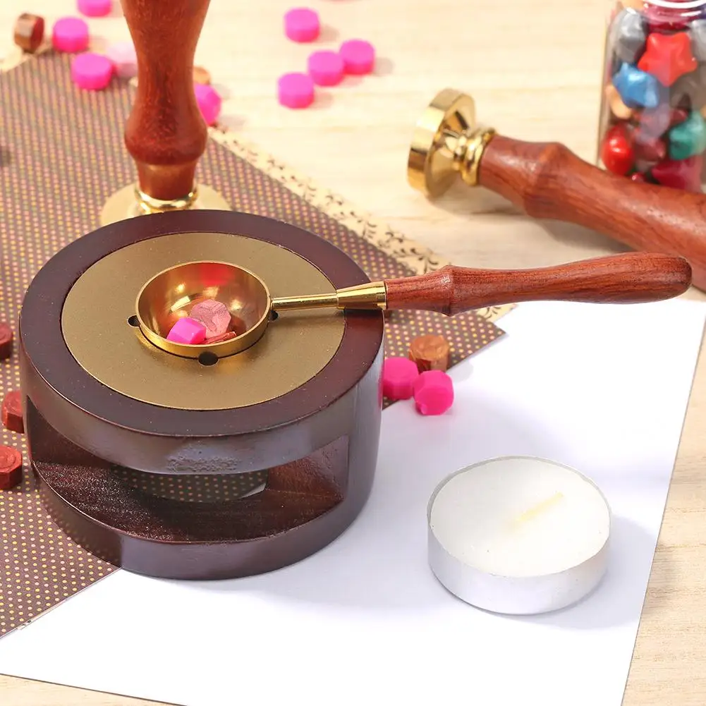 Деревянный воск теплее плавильный нагреватель восковые палочки бусины клей печи