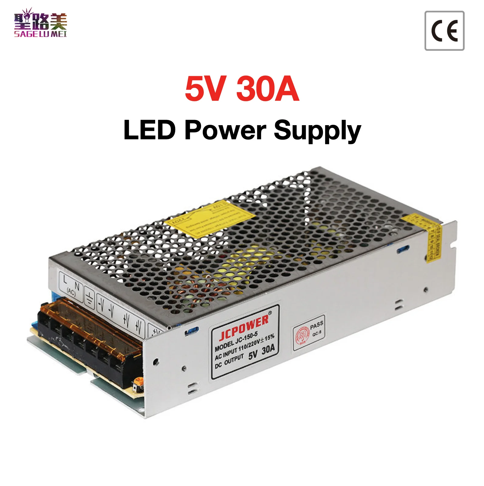 Импульсный источник питания 5 в постоянного тока 30 А 150 Вт выходное напряжение