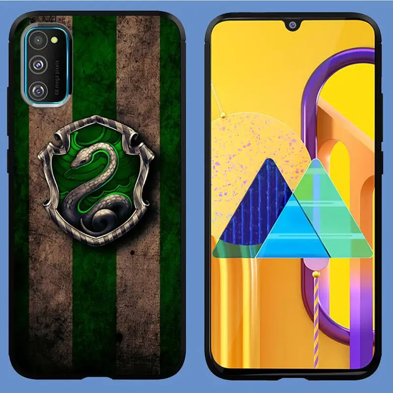

Slytherin School Phone Case For Samsung S6 S7 Edge S8 S9 S10 E lite2019 S20 Plus Cover Fundas Coque